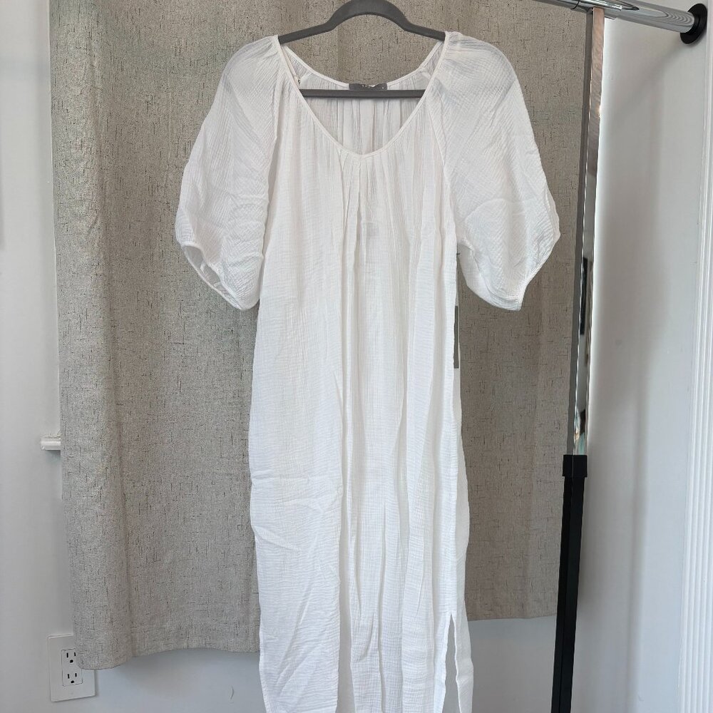 TART Collection Gauzy White Maxi Dress